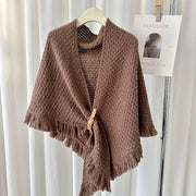 Tassel Cape And Shawl All-matching Thick Warm Neck Protector