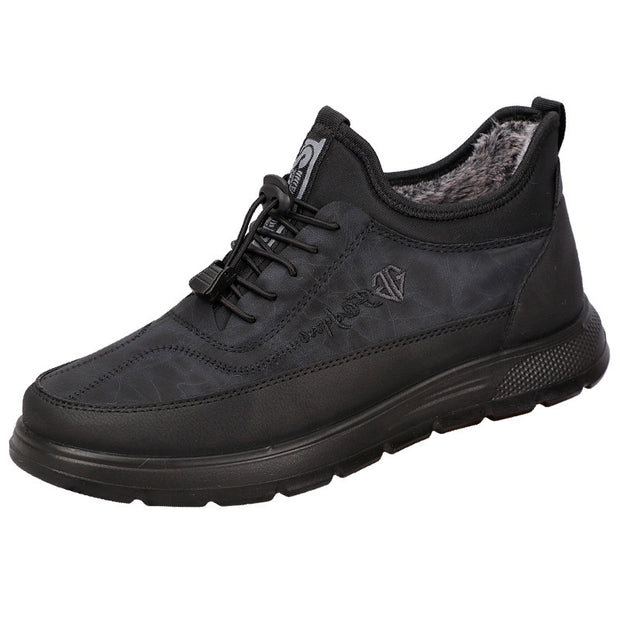 Waterproof Warm Polyurethane Fleece-lined Thickened Sneakers