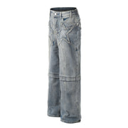 Men's And Women's High-grade Denim Trousers