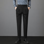 Young Men's Trousers Suit Pants Slim Fit