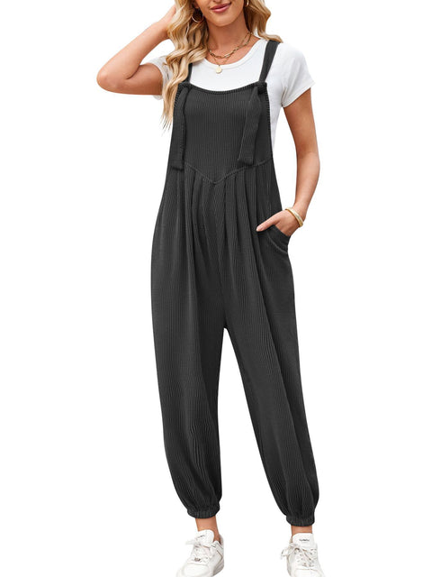 Women's Casual Pocket Long Jumpsuit