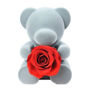 Eternal Life Rose Bear Bear Flower Sweetheart Bear Teach Christmas Gift Doll Bear