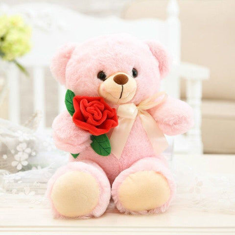 Rose plush toy bear doll NEW Valentine's Day gift to send the Qixi Festival bestie.