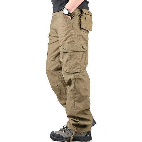 Multi-pocket Men's Casual Loose Labor Protection Pants