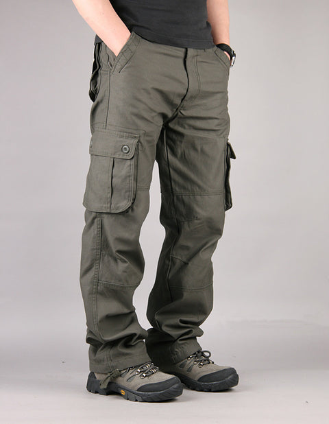 Multi-pocket Men's Casual Loose Labor Protection Pants