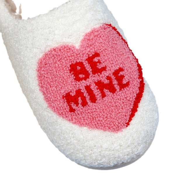 Valentine's Day Love Cotton Slippers