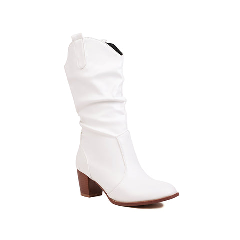 Simple Women's Fashion Leather Boots