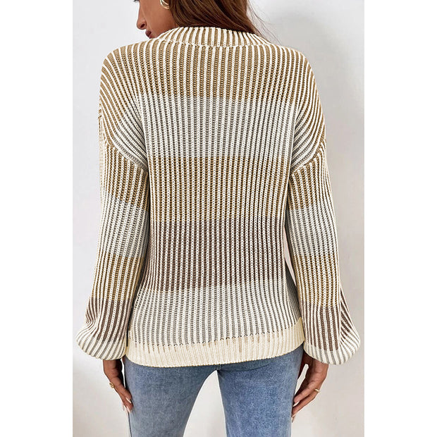 Casual Loose And Warm Round Neck Sweater For Women