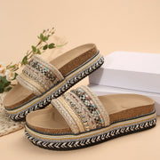 One-Line Muffin Plus Size Fashion Exotic Sandals