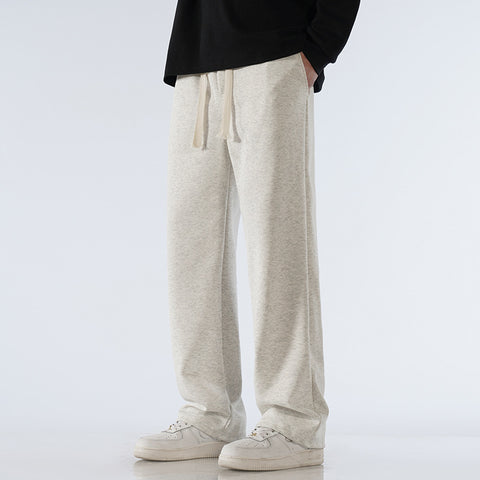 Loose Casual Men's Draping Wide Leg Sports Straight Trousers