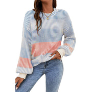 Casual Loose And Warm Round Neck Sweater For Women