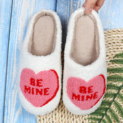 Valentine's Day Love Cotton Slippers