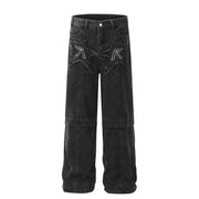 Men's And Women's High-grade Denim Trousers