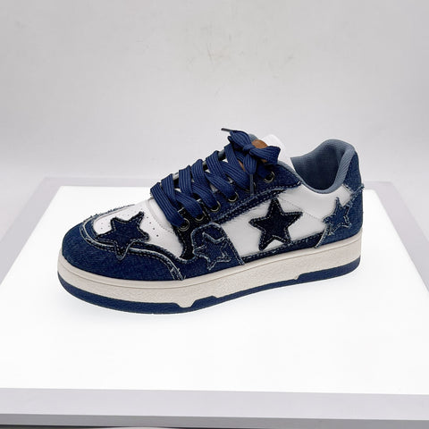 Artistic Style Casual Star Pattern Sneakers Spring And Autumn Series