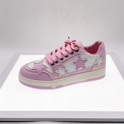 Artistic Style Casual Star Pattern Sneakers Spring And Autumn Series