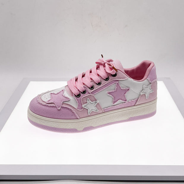 Artistic Style Casual Star Pattern Sneakers Spring And Autumn Series