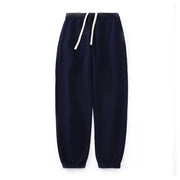 Simple Heavy Men And Women Couple Loose Straight Ankle-tied Casual Sports Pants