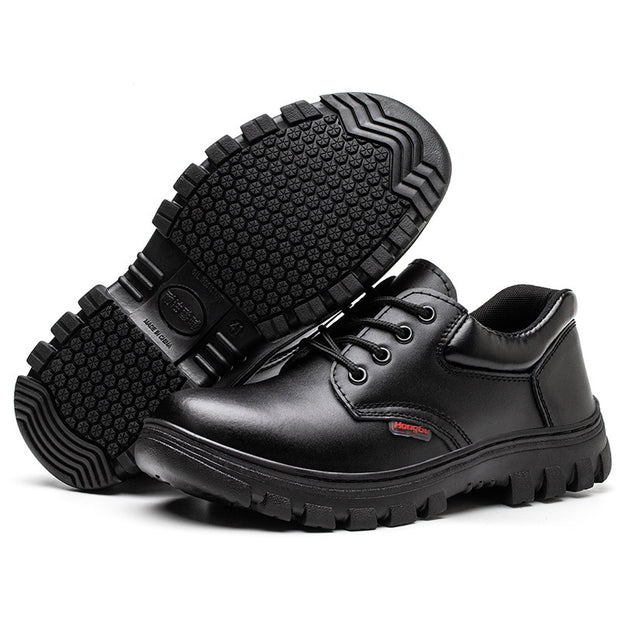 Men's Non-slip Wear-resistant Cowhide Protective Footwear