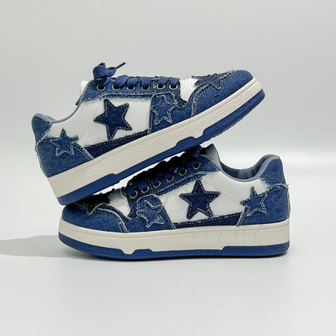 Artistic Style Casual Star Pattern Sneakers Spring And Autumn Series