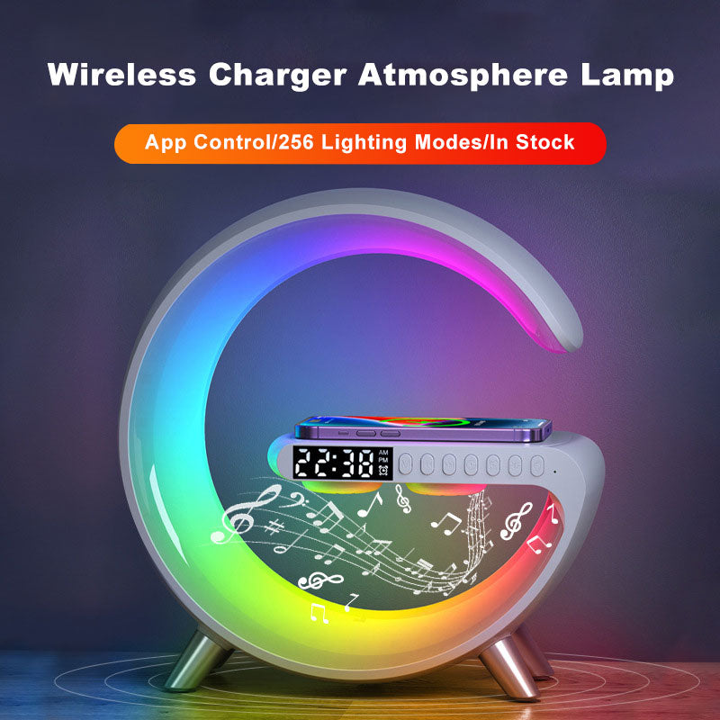 Wireless Speaker Charger Lamp