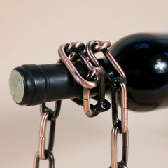 Magic Iron Chain Wine Holder