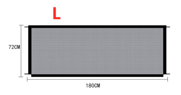 Black Foldable Pet Safety Gate