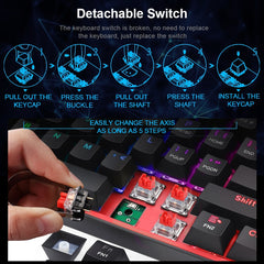 Mini Mechanical Gaming Keyboard