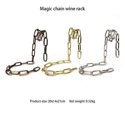 Magic Iron Chain Wine Holder